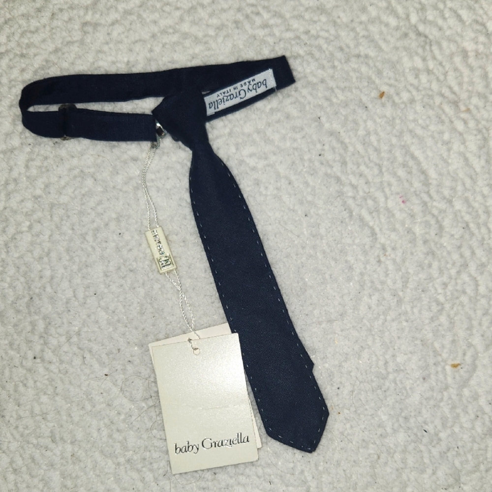 Baby Graziella Navy Blue Tie